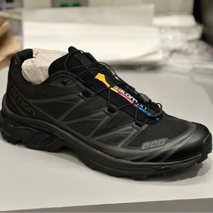 Salomon XT-6 Unisex Sportstyle Shoe - BRAND NEW - Black M10/W11
